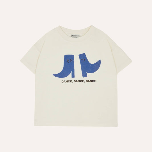 The Campamento HAPPY BOOTS T-shirt ecru