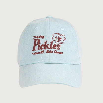 Bobo Choses PICKLES THE DOG denim cap light blue