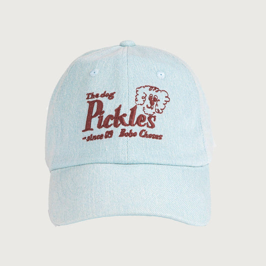 Bobo Choses PICKLES THE DOG denim cap light blue