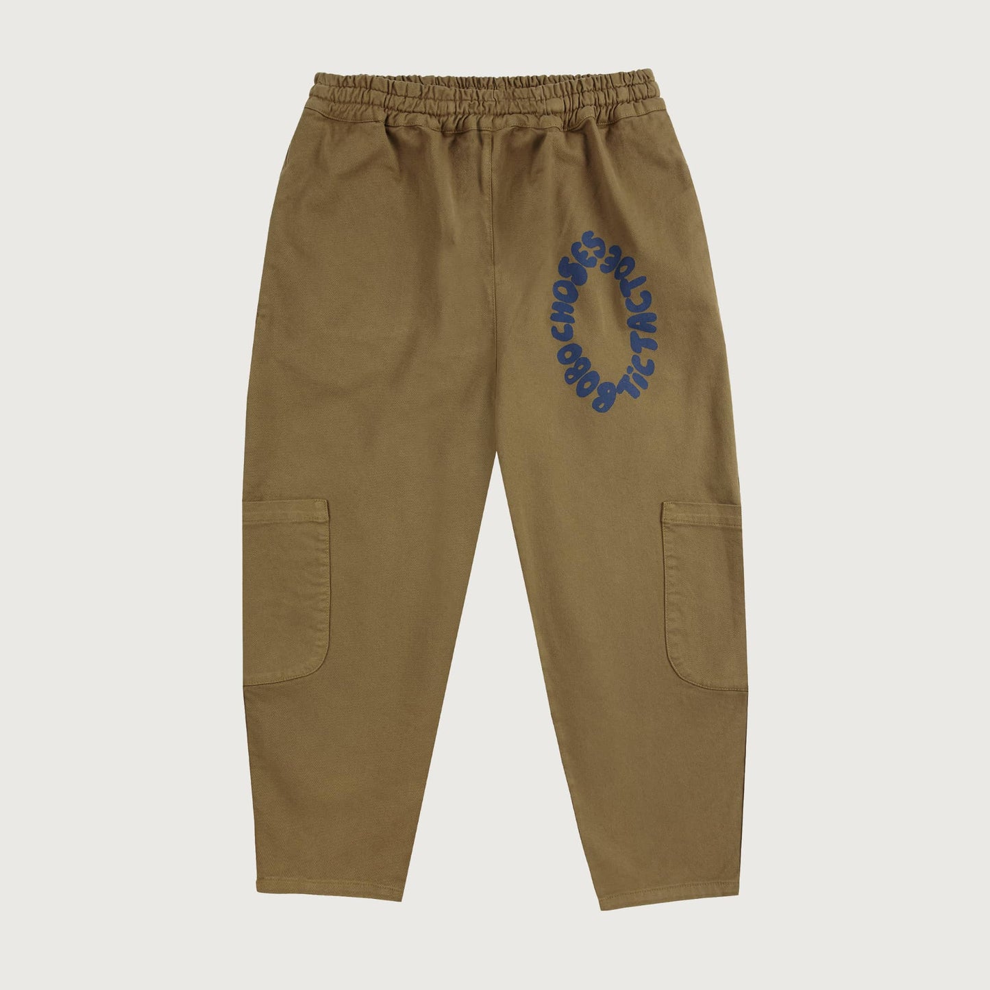 Bobo Choses TIC TAC TOE woven cargo pants khaki