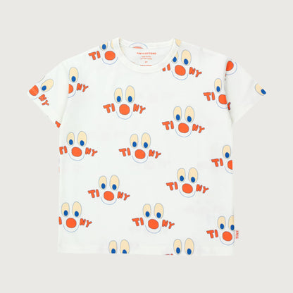 Tinycottons CLOWNS tee offwhite / 10Y