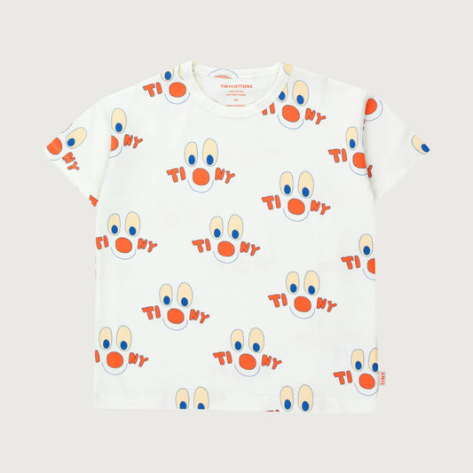Tinycottons CLOWNS tee offwhite / 10Y