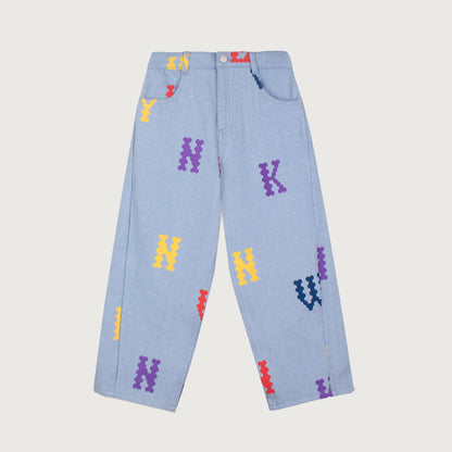 Wynken HONEYCOMBE Jean pale bleached denim