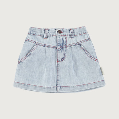 Piupiuchick Short skirt blue light denim