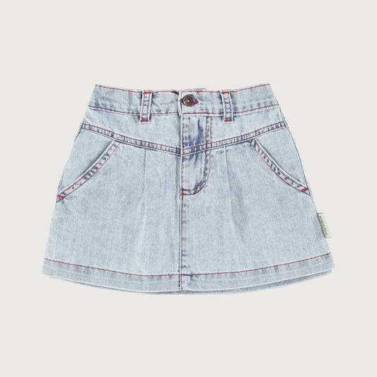 Piupiuchick Short skirt blue light denim