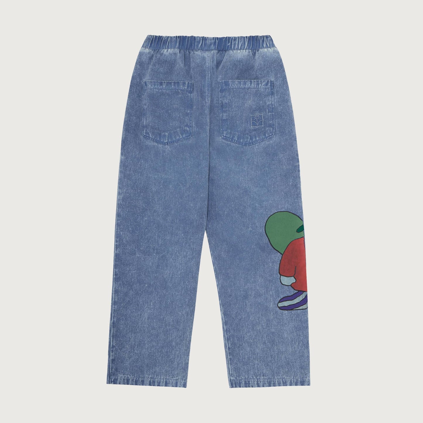 The Campamento FESTIVE DOG denim trousers