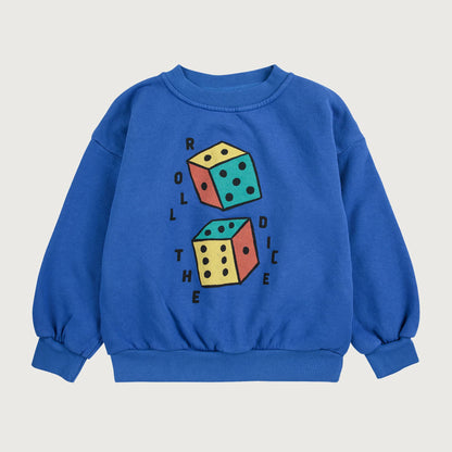 Bobo Choses ROLL THE DICE sweatshirt blue