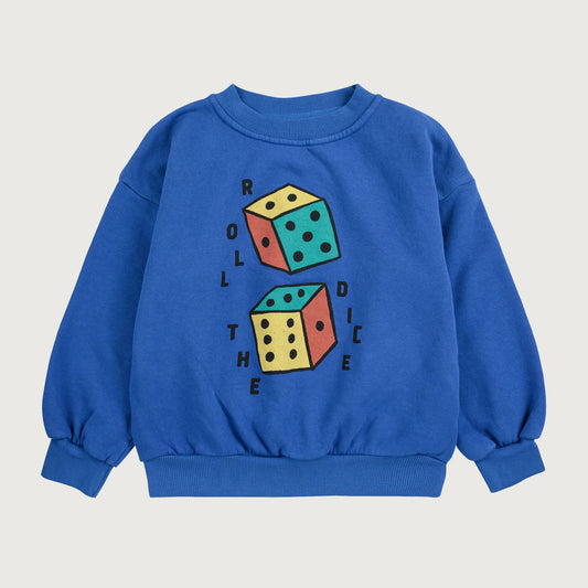 Bobo Choses ROLL THE DICE sweatshirt blue