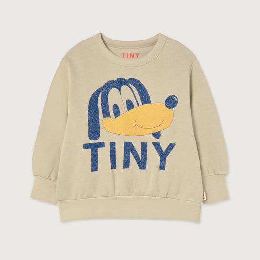 Tinycottons TINY DOG graphic sweatshirt dark vanilla