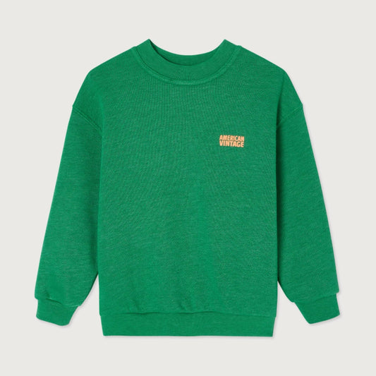 American Vintage Kids Doven sweat trefle surteint