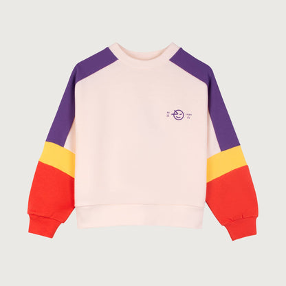 Wynken GOOD MORNING Sweat ecru violet