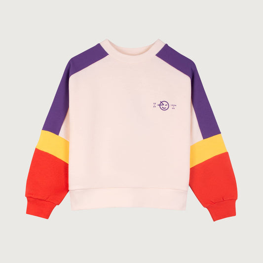 Wynken GOOD MORNING Sweat ecru violet