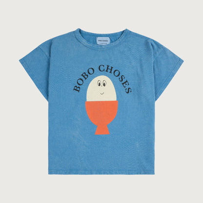 Bobo Choses MORNING EGG T-shirt light blue