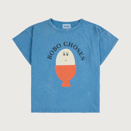 Bobo Choses MORNING EGG T-shirt light blue