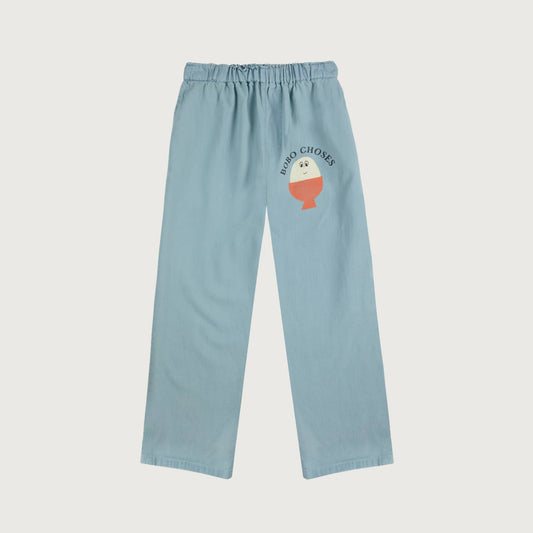Bobo Choses MORNING EGG light denim pants / 8-9Y