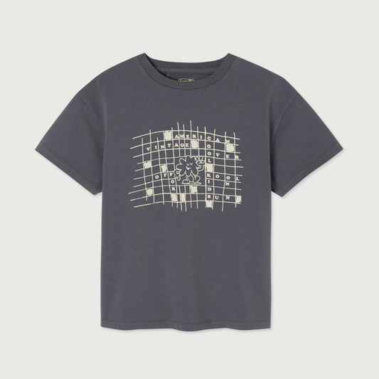 American Vintage Kids Fizvalley T-shirt acier vintage