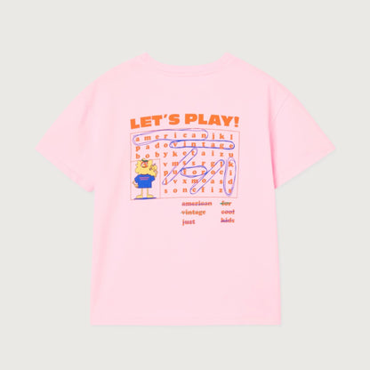 American Vintage Kids Fizvalley T-shirt baby pink vintage