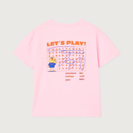 American Vintage Kids Fizvalley T-shirt baby pink vintage