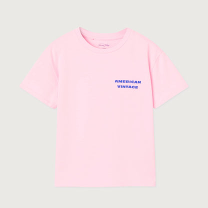 American Vintage Kids Fizvalley T-shirt baby pink vintage
