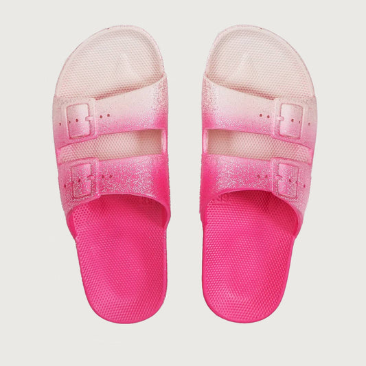 Freedom Moses Slippers Fuchsiaglit (size 28-35)