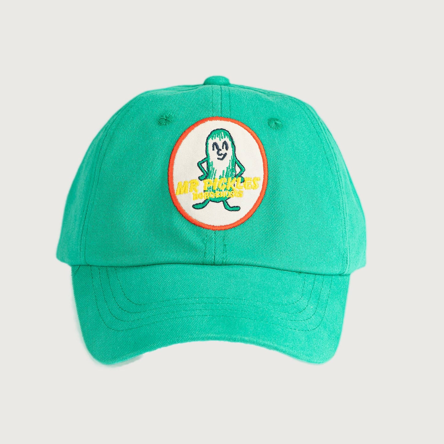 Bobo Choses Mr. PICKLES patch cap green