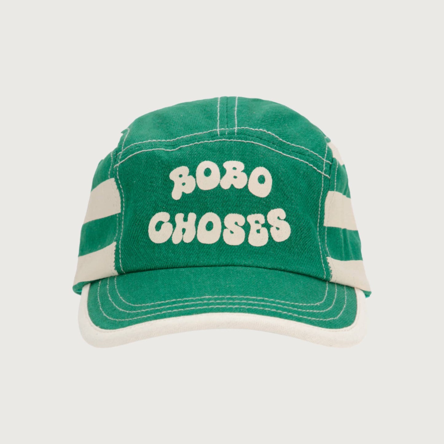 Bobo Choses GREEN STRIPES cap