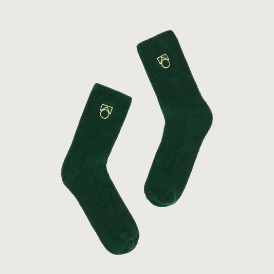 Main Story terry sock dark green