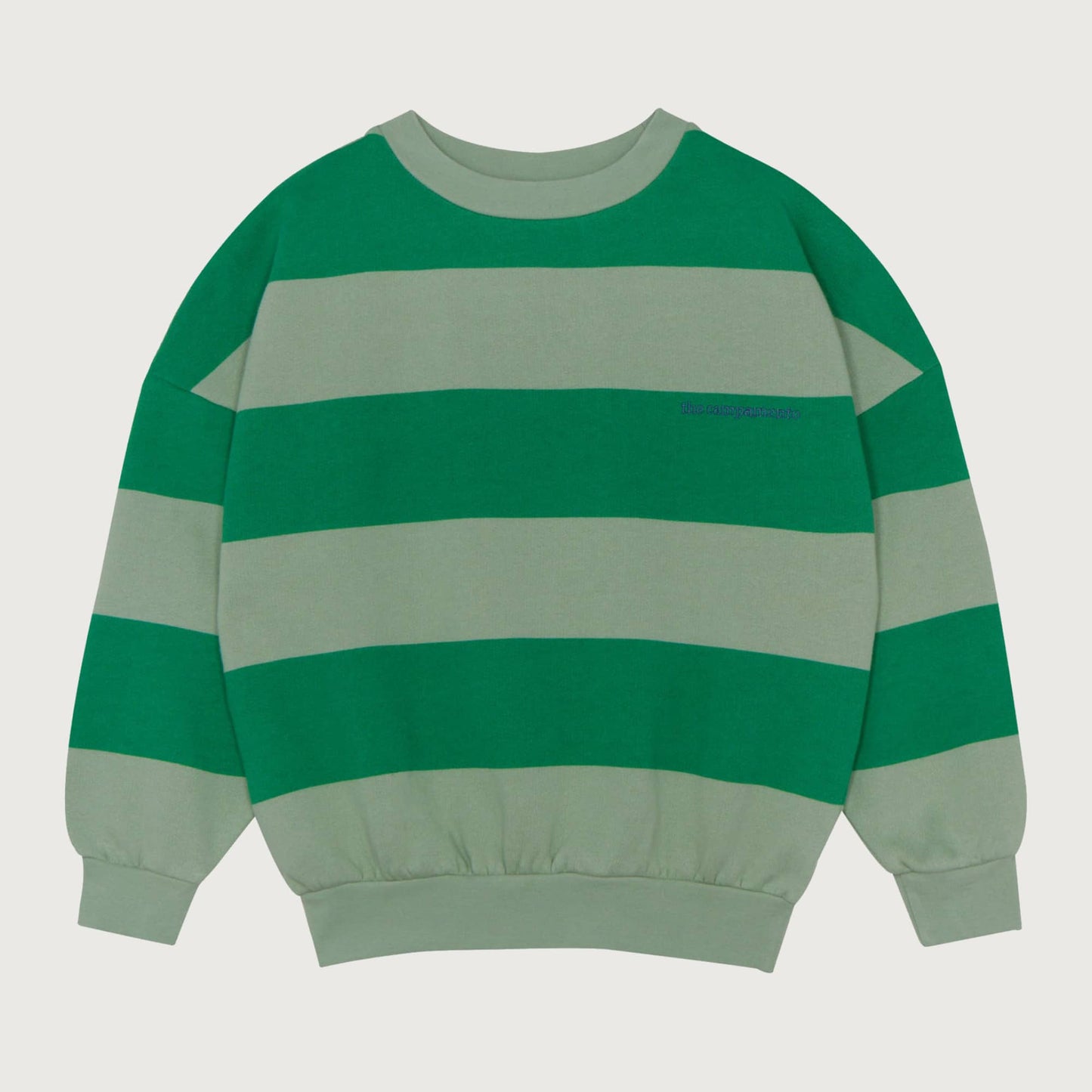 The Campamento Green stripes sweatshirt