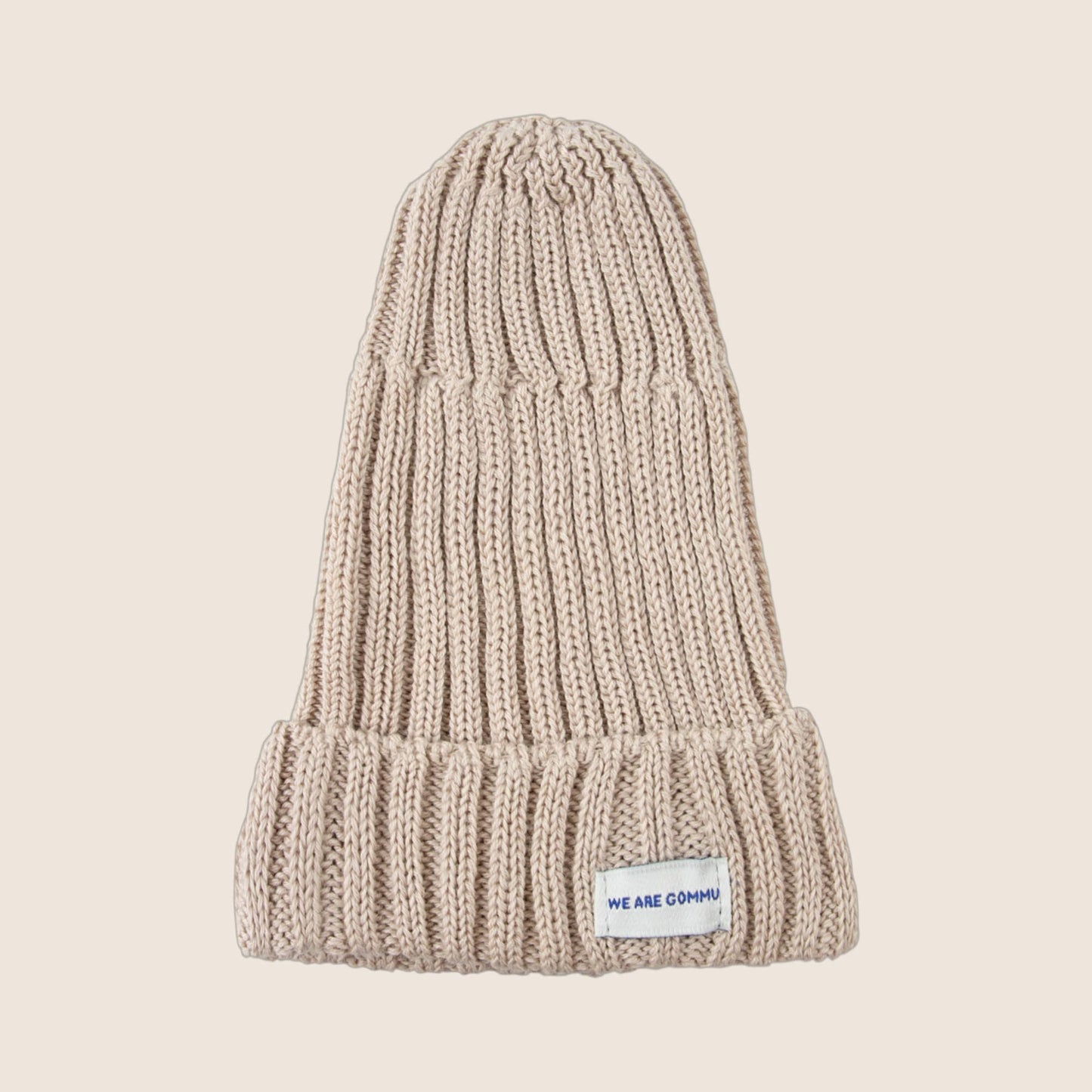 We Are GOMMU solid beanie grey