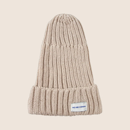 We Are GOMMU solid beanie grey