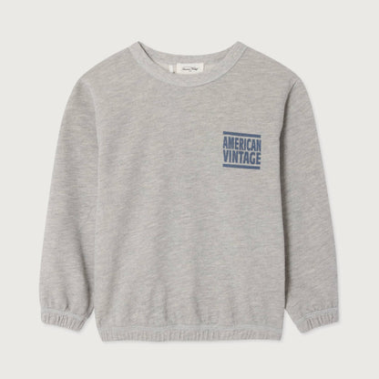 American Vintage Kids Zofbay tee heather grey grisch