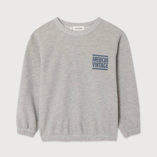 American Vintage Kids Zofbay tee heather grey grisch
