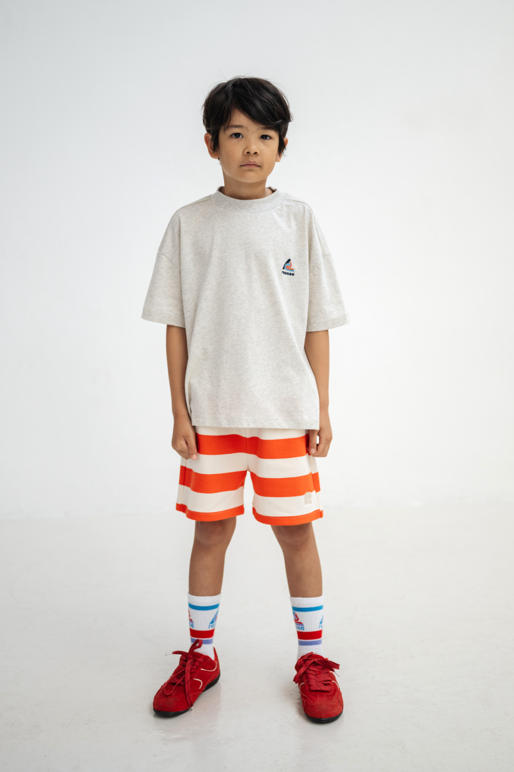 Repose AMS Tee shirt grey melange