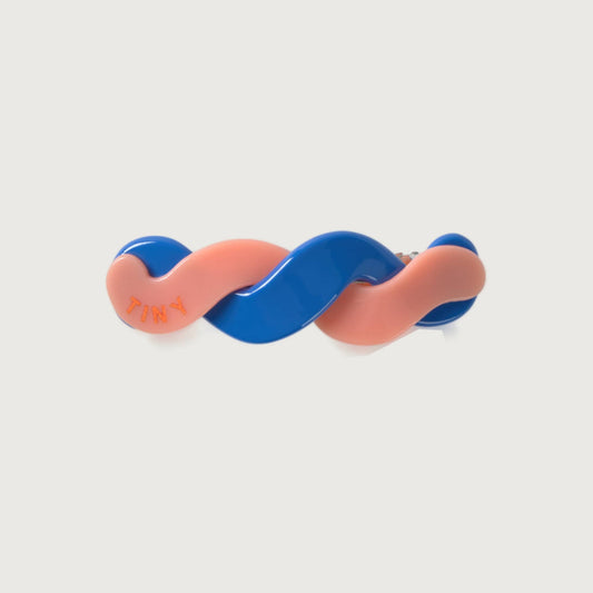 Tinycottons TINY big hair clip pink dark blue
