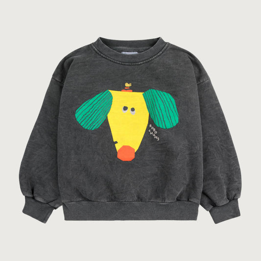 Bobo Choses HAPPY DOG sweatshirt dark grey / 12-13Y