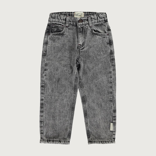 Piupiuchick Unisex trousers washed black denim