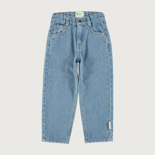 Piupiuchick Unisex trousers washed navy denim