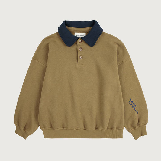 Bobo Choses POLO sweatshirt khaki