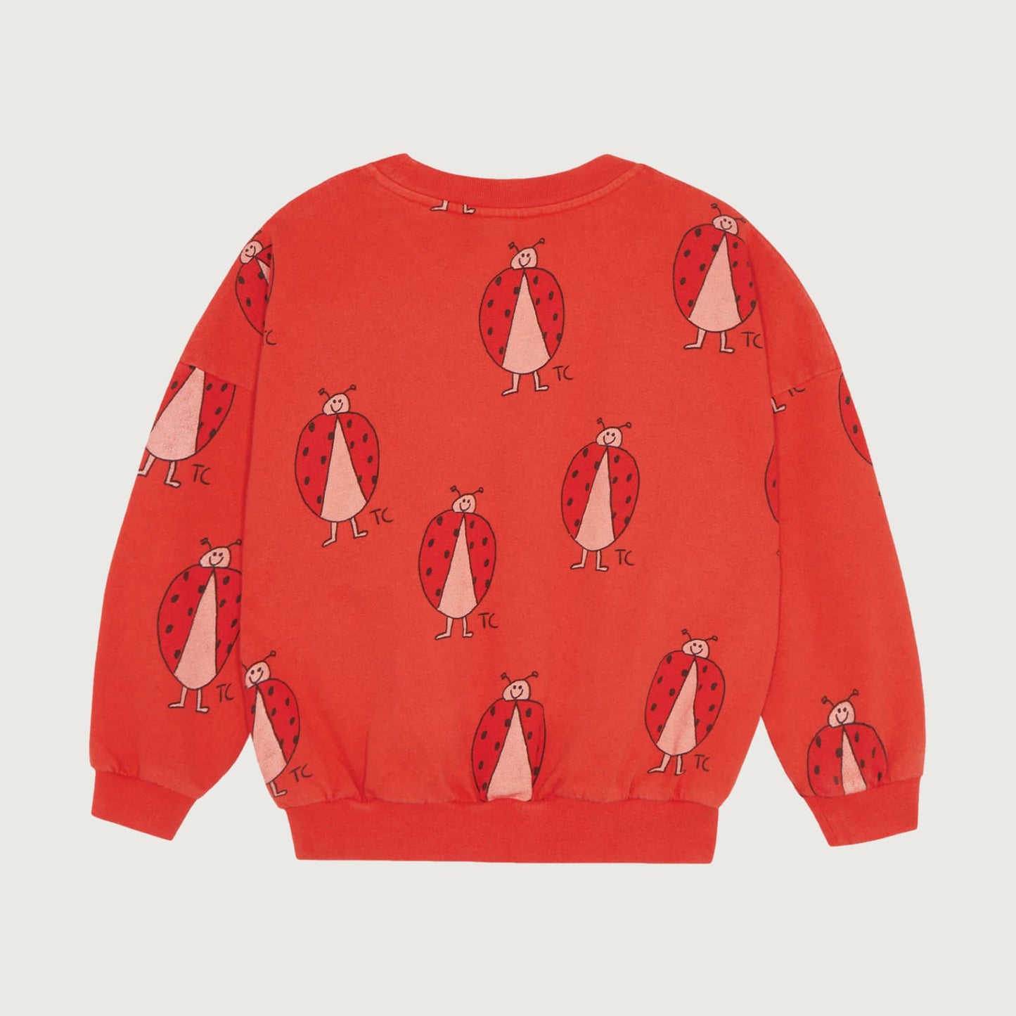 The Campamento LADYBUG Allover Sweaetshirt red / 3Y