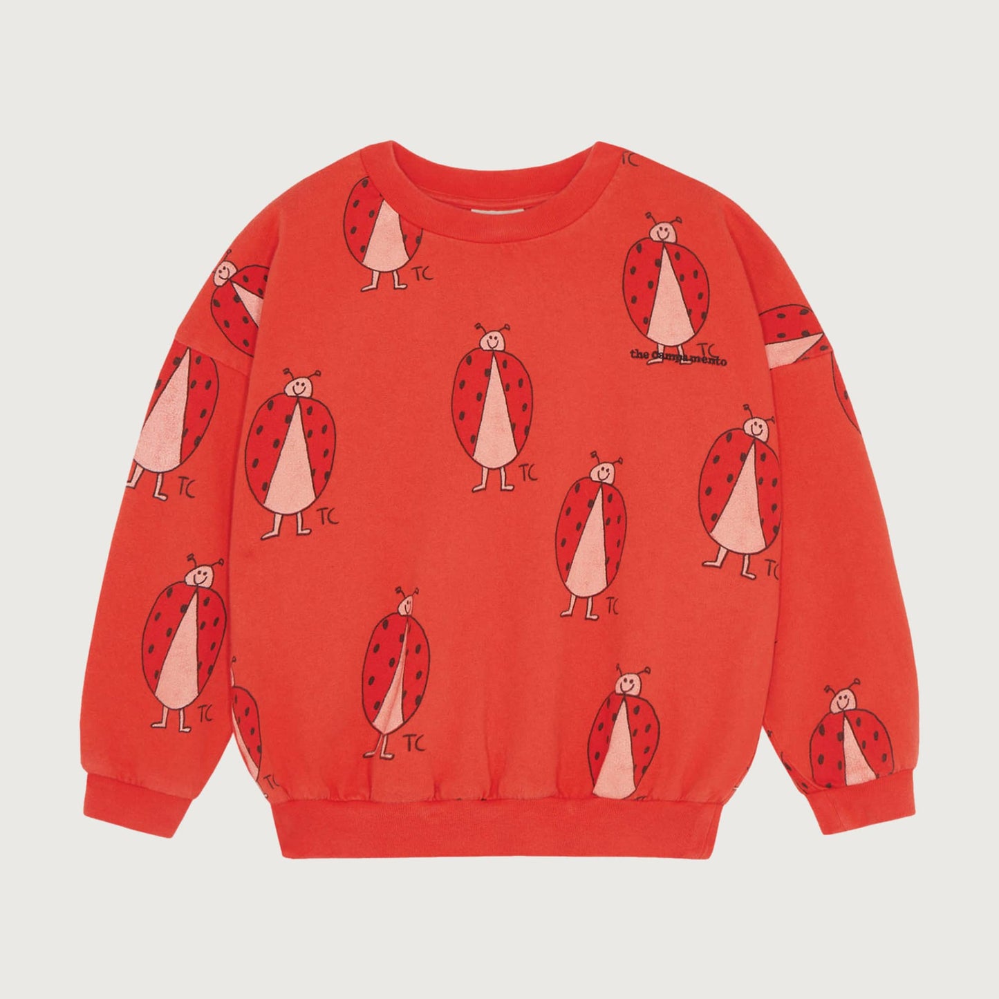 The Campamento LADYBUG Allover Sweaetshirt red / 3Y