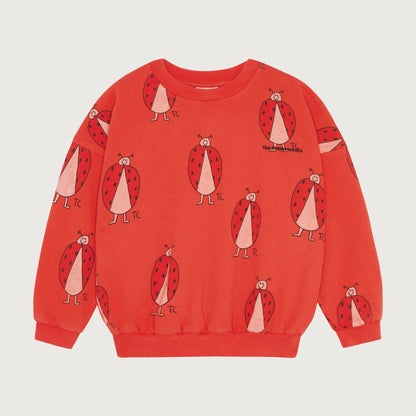The Campamento LADYBUG Allover Sweaetshirt red / 3Y