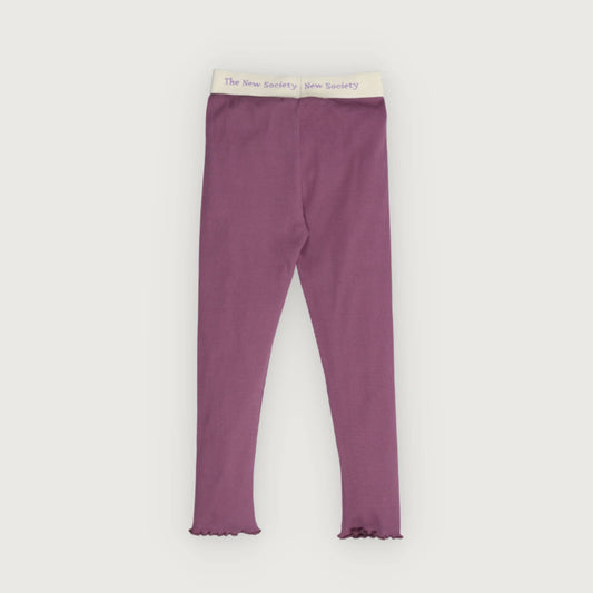 The New Society TNS Rib Legging grape bliss