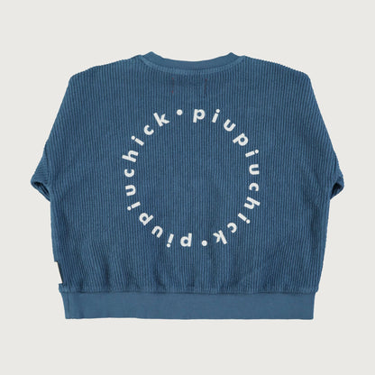 Piupiuchick LOGO sweatshirt blue