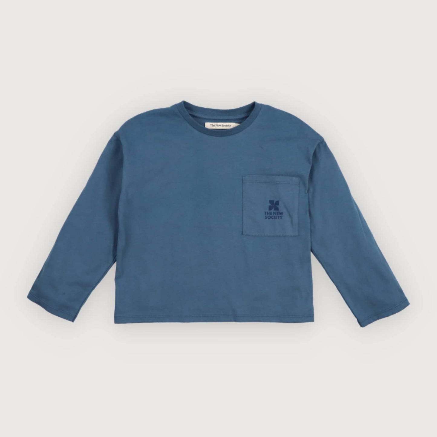 The New Society TNS LOGO Long sleeve T-shirt void blue