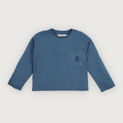 The New Society TNS LOGO Long sleeve T-shirt void blue