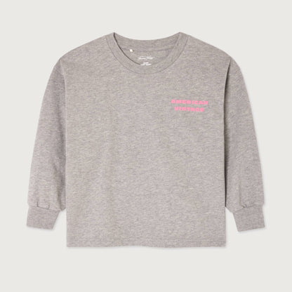 American Vintage Kids Fizvalley T-shirt heather grey grisch