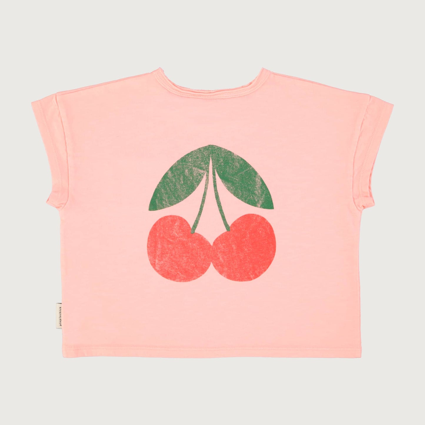 Piupiuchick T-shirt light pink with MA CHERIE print