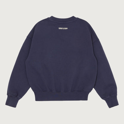 Main Story Bubble sweatshirt graystone blue