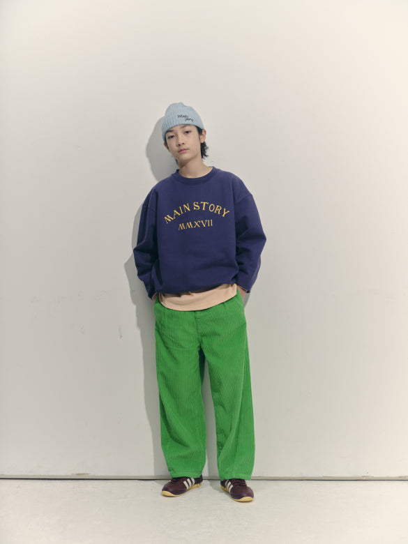 Main Story Bubble sweatshirt graystone fleece