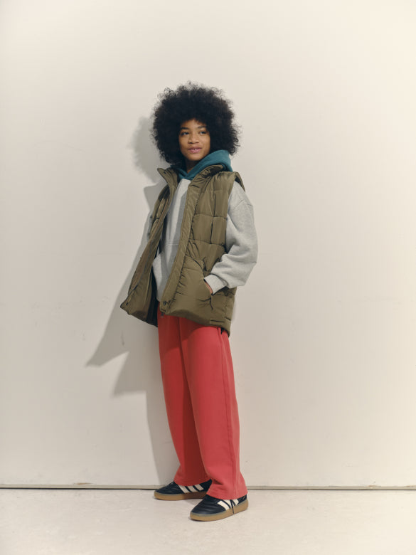 Main Story Hooded sweatshirt light grey melange fleece